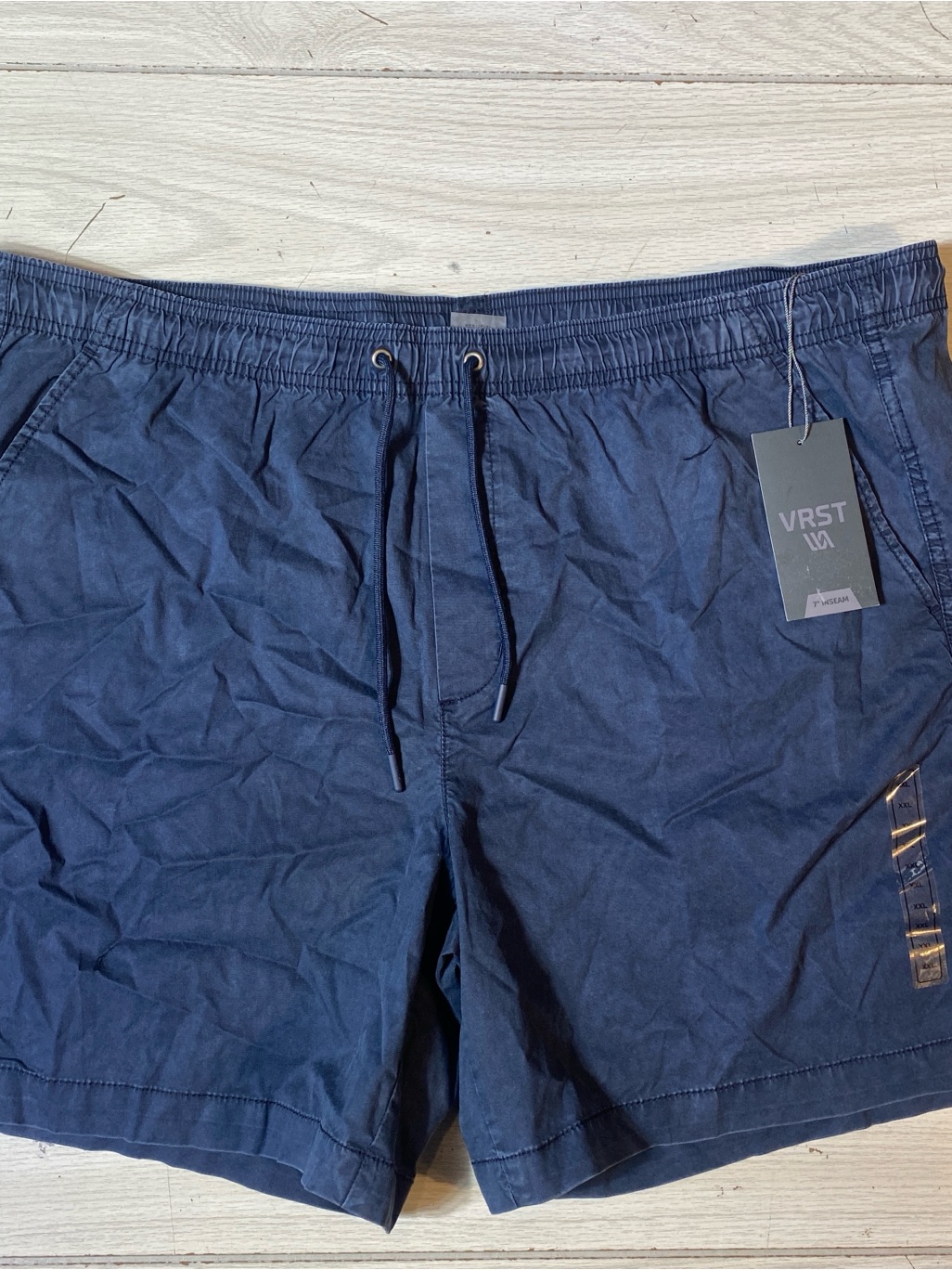 Vrst Men's The Easy Short Acid Wash 2x Large Darker Ardosia Slate 7" Nwt